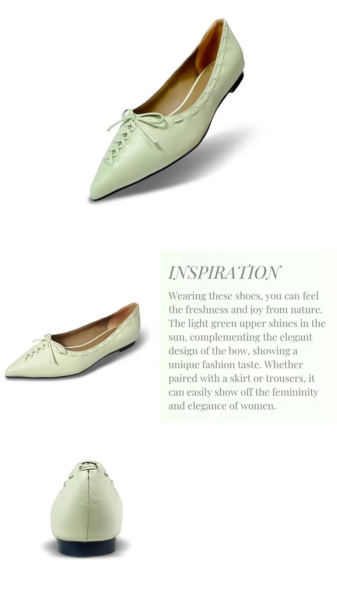 Lamb Leather Alisa Flats