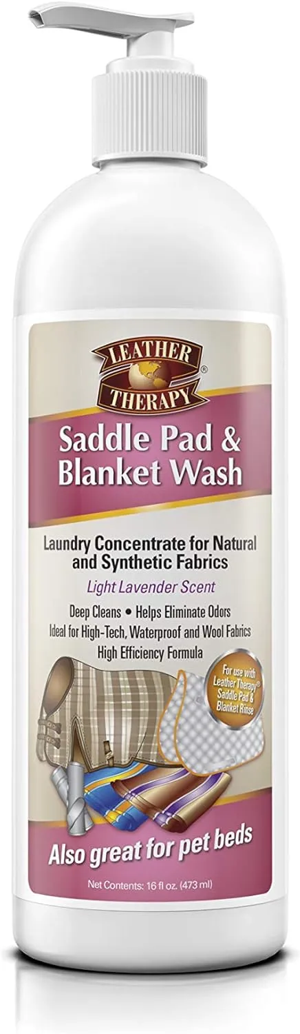 Leather Saddle Pad & Blanket Wash with Pump - 16oz.