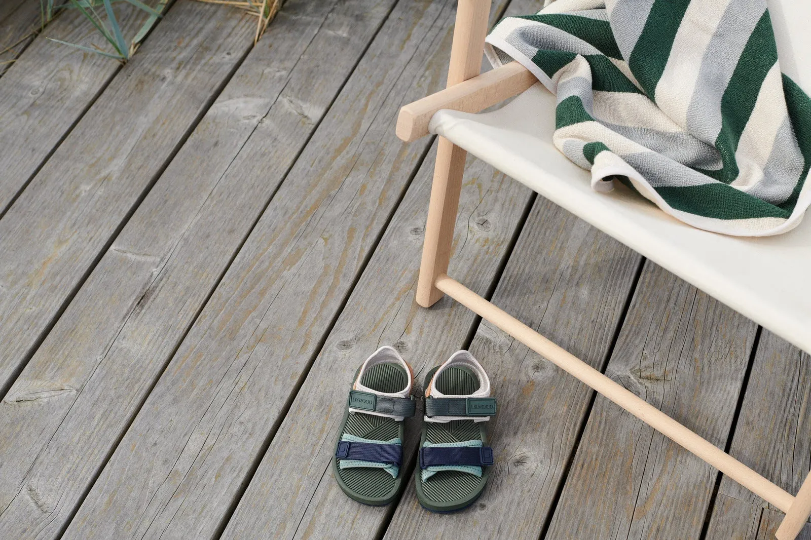 Liewood Monty Sandals | Liewood Kids Sandals - Hunter Green Mix