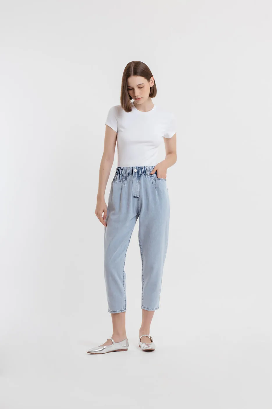 Light Blue Boyfriend Jeans