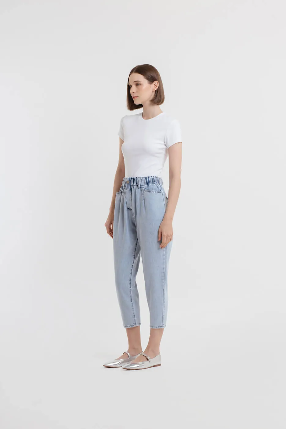 Light Blue Boyfriend Jeans