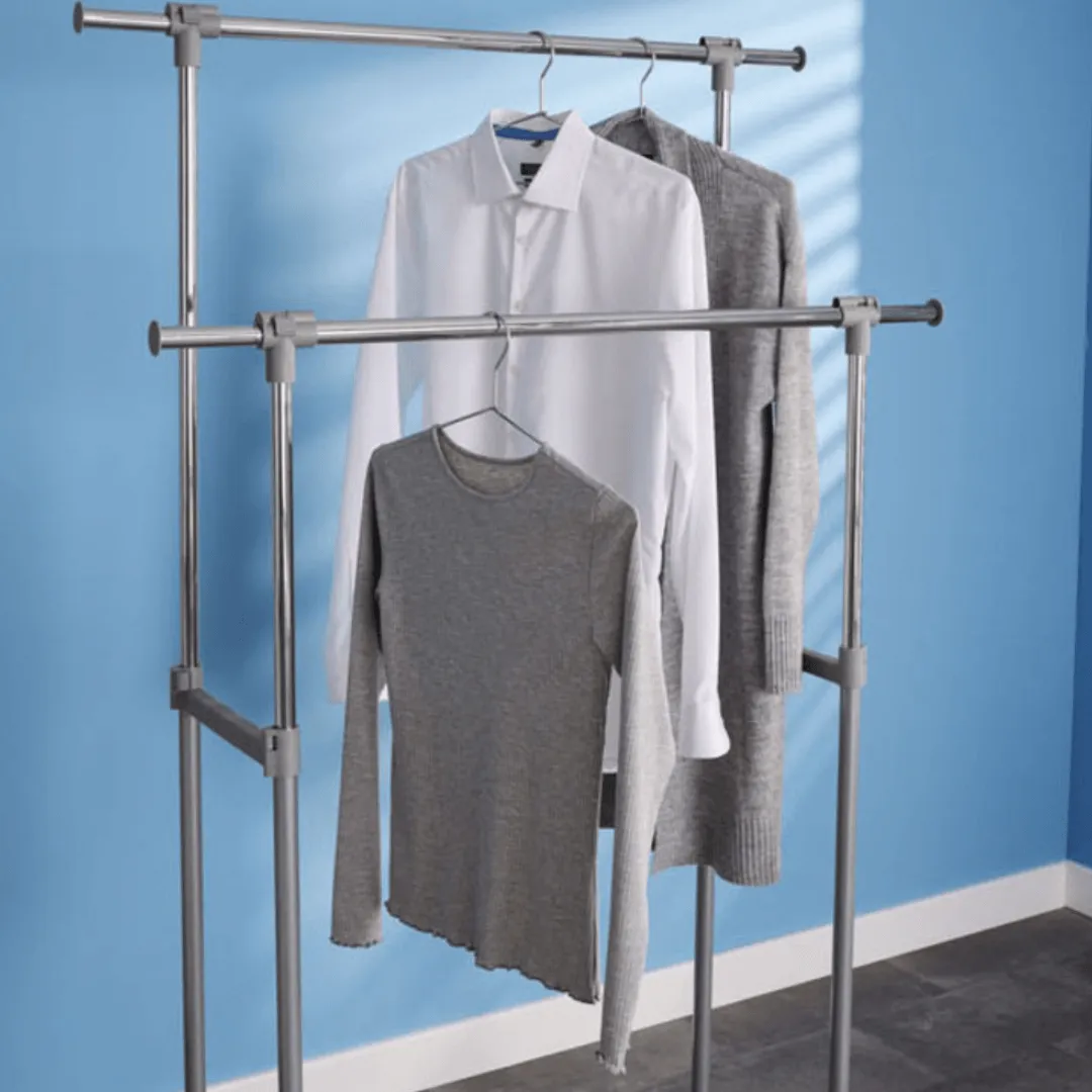 LIVARNO LIVING CLOTHES RACK, 83 X 98-167 X 43 CM