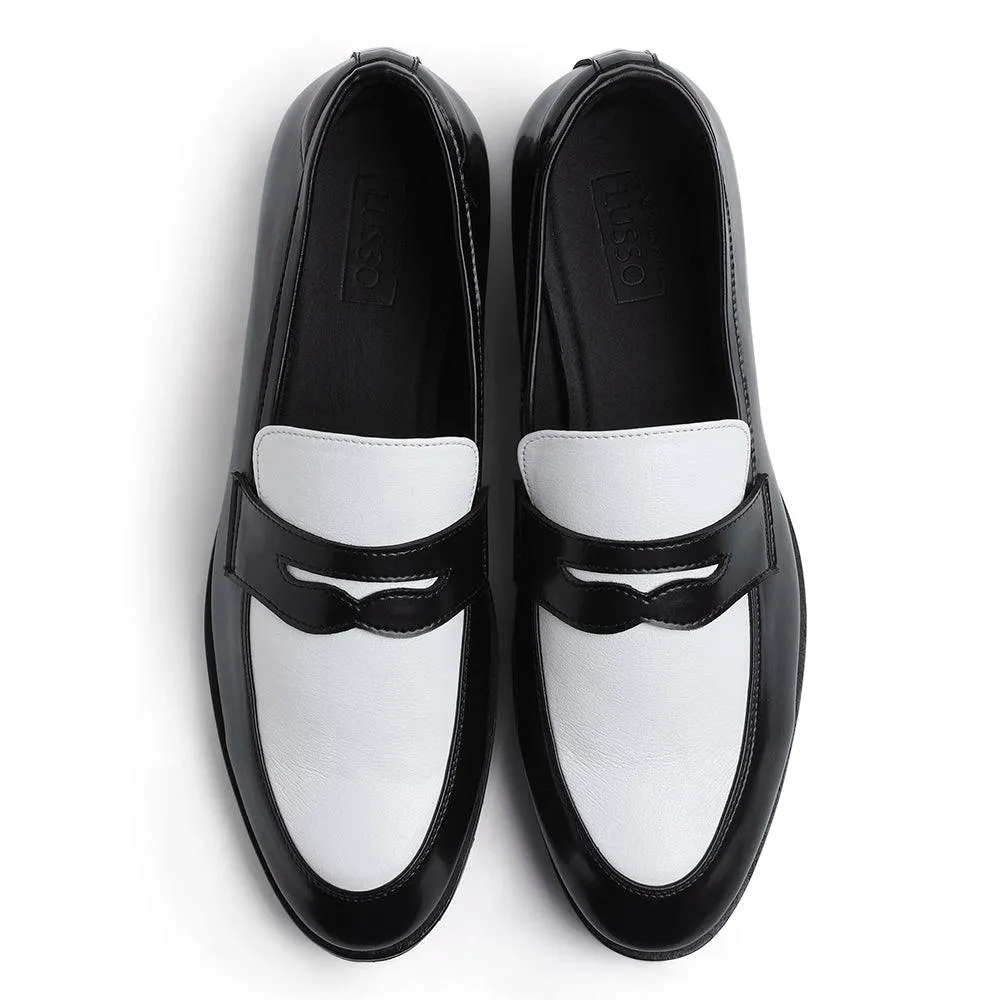 Lorano - Featherlite Black Penny Loafers