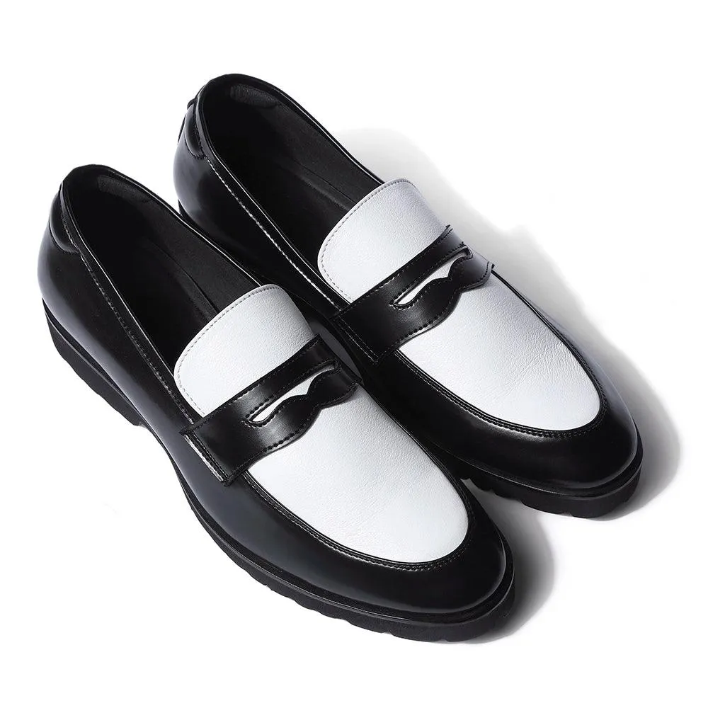 Lorano - Featherlite Black Penny Loafers