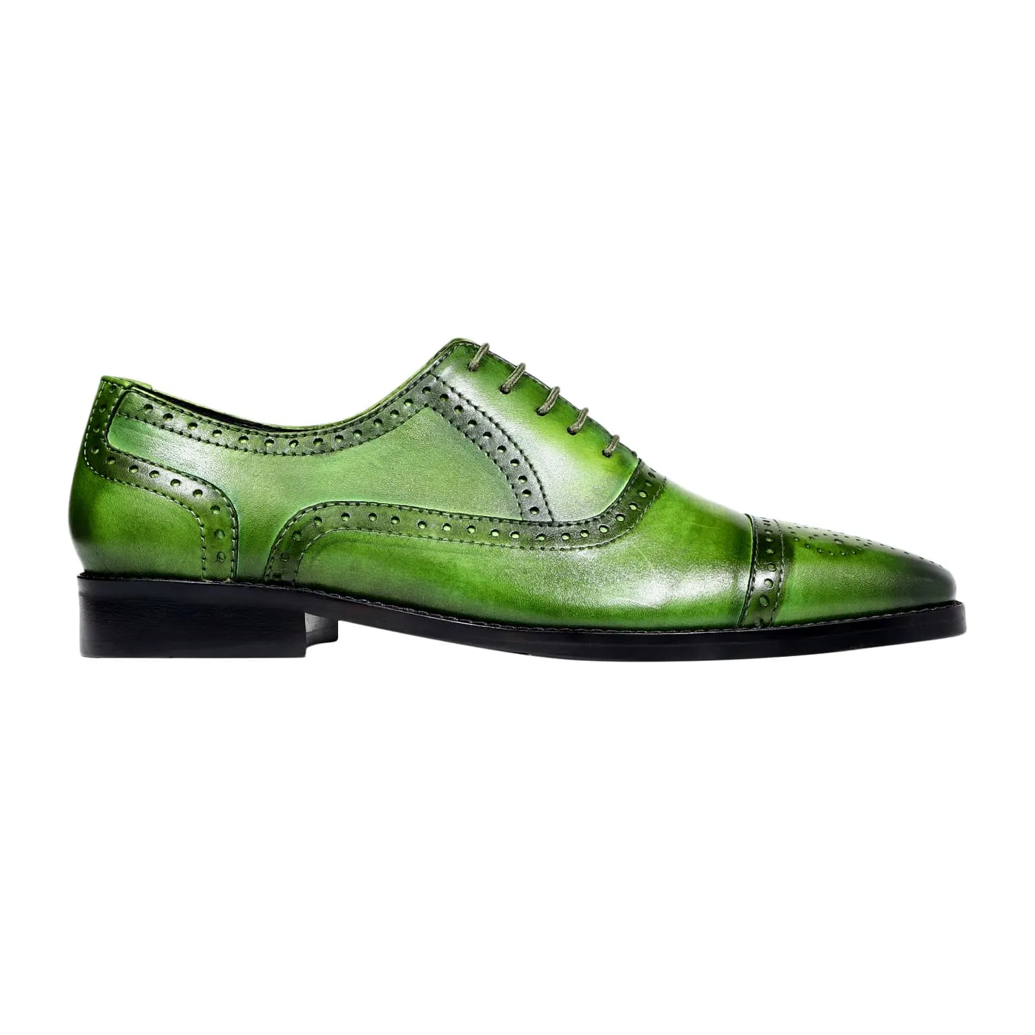 MAURO BROGUES OLIVE GREEN