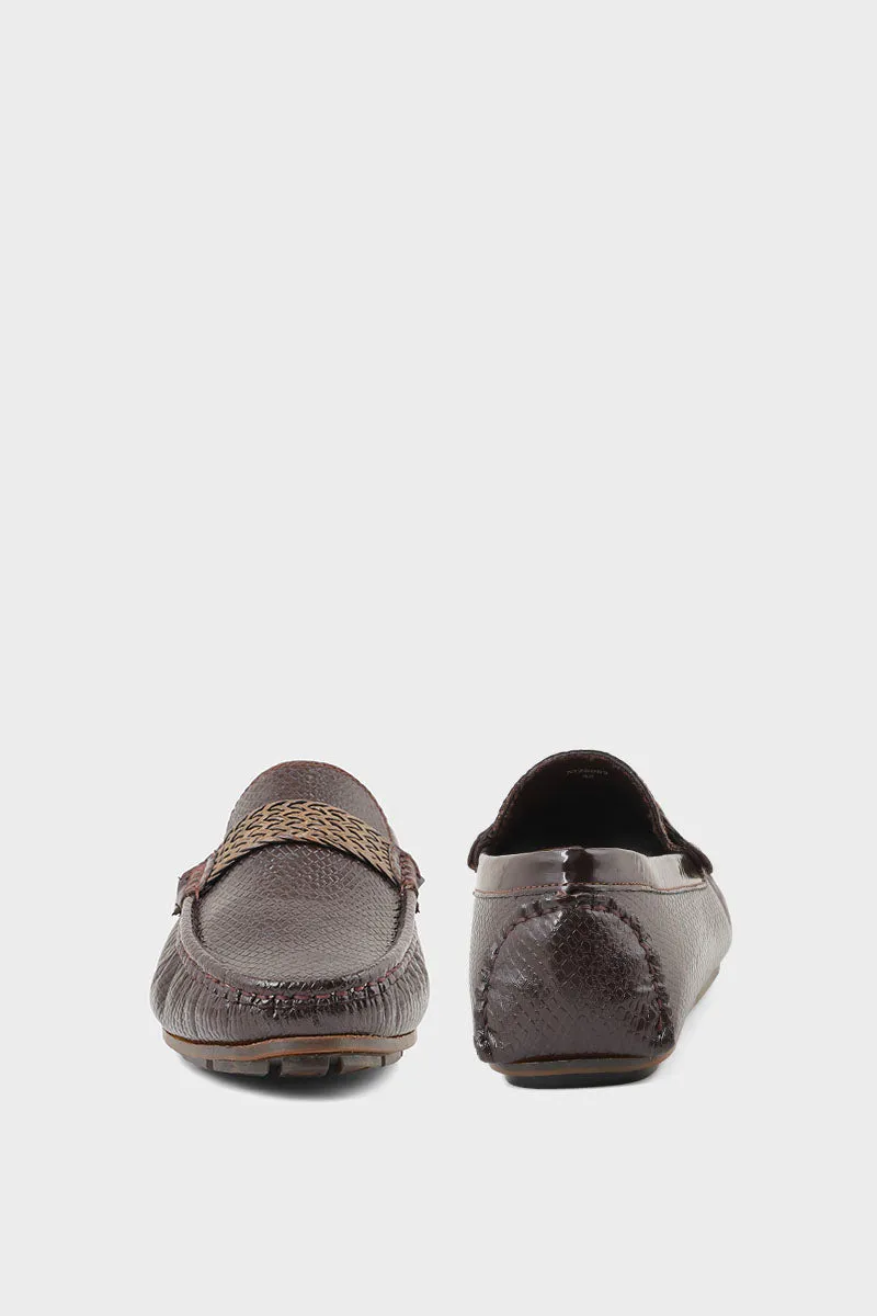 Men Casual Driving Mocs M26085-Coffee