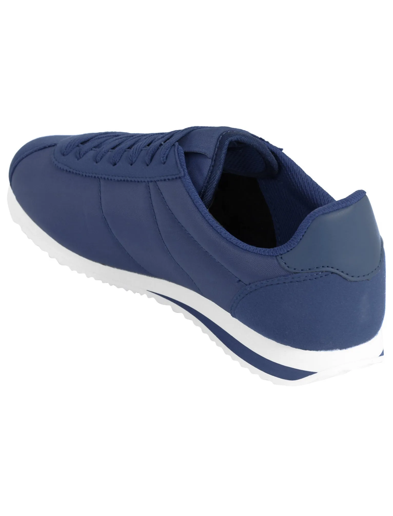 Mens Hurley Quilted Lace Up Fashion Trainers in Navy