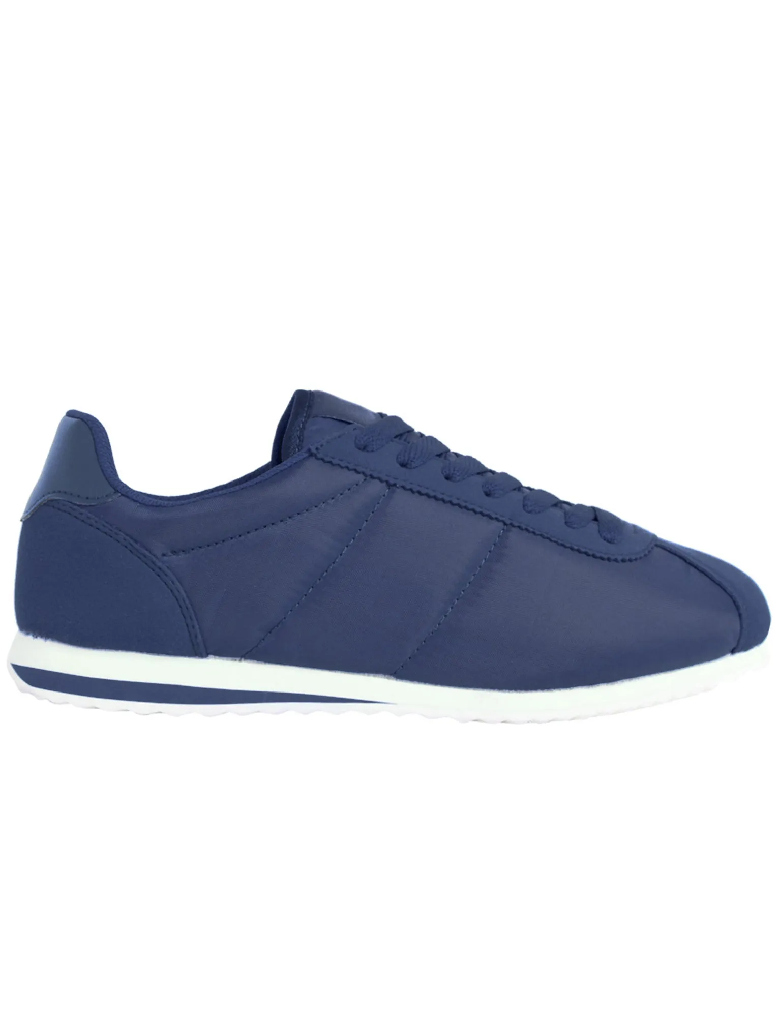 Mens Hurley Quilted Lace Up Fashion Trainers in Navy