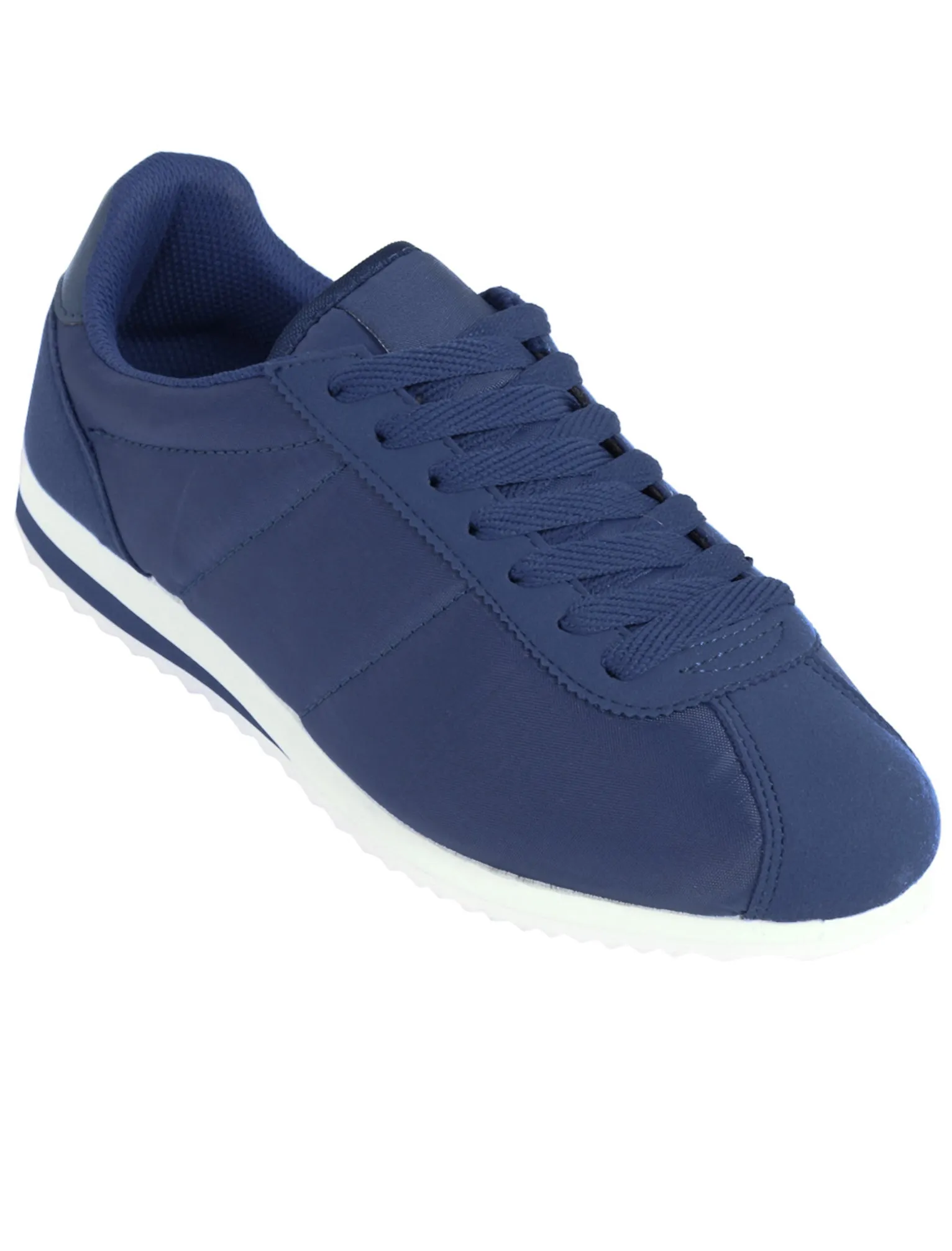 Mens Hurley Quilted Lace Up Fashion Trainers in Navy