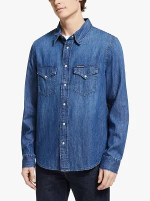 Modern Western Denim Shirt