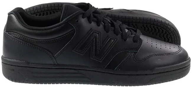 New Balance Trainers Mens 480 Leather Black