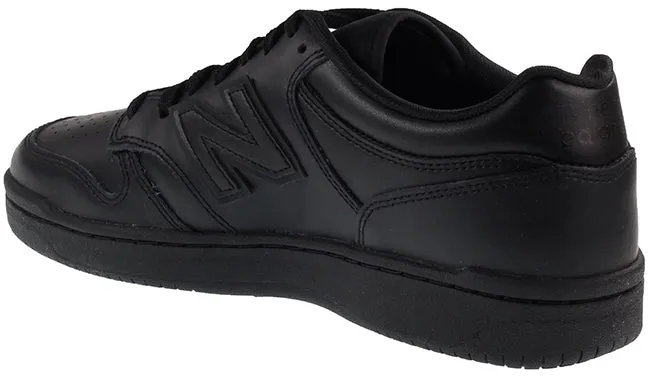 New Balance Trainers Mens 480 Leather Black