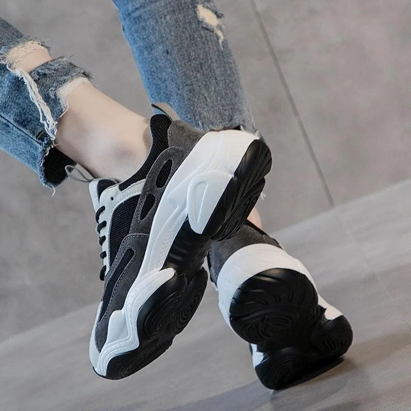 New Leather Toe Casual Sneakers