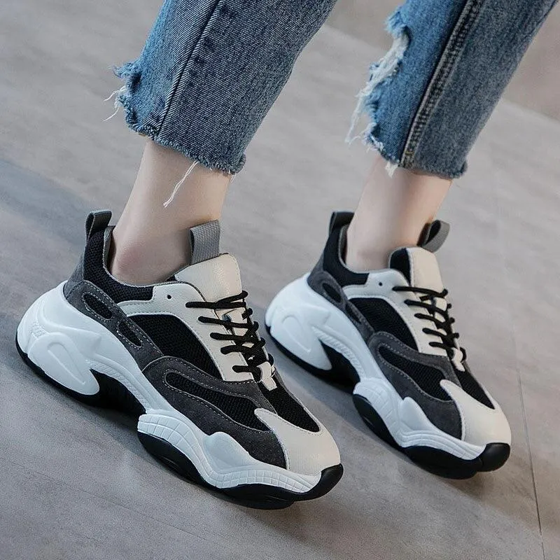 New Leather Toe Casual Sneakers