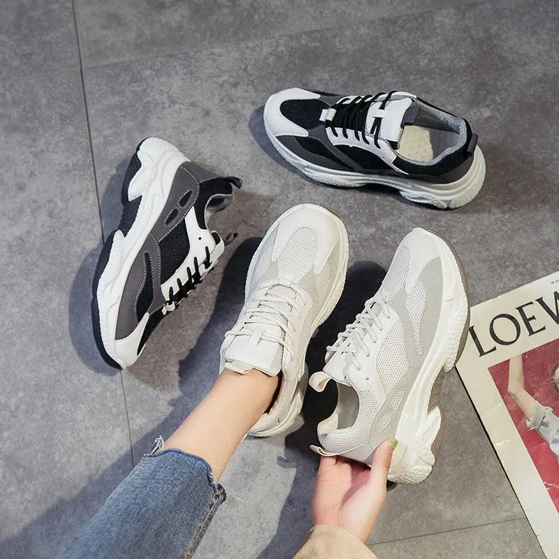 New Leather Toe Casual Sneakers