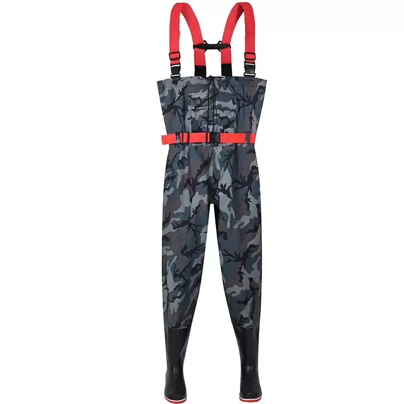 Nylon Fishing Waders Waterproof Lightweight Breathable Chest Waders for Adults