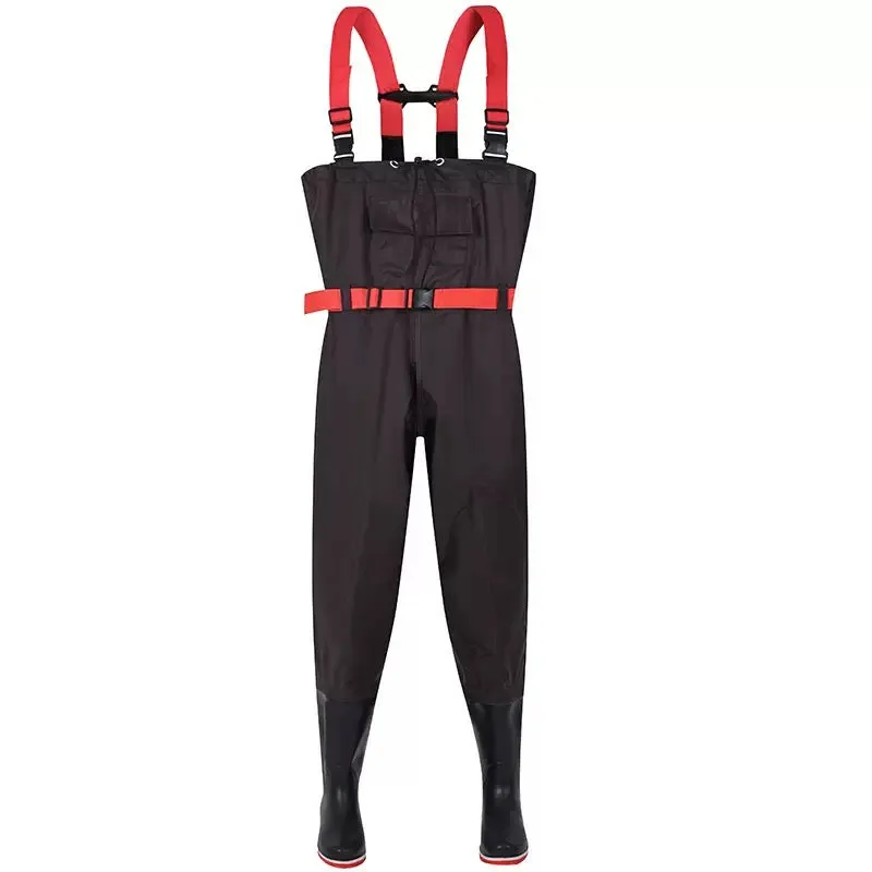 Nylon Fishing Waders Waterproof Lightweight Breathable Chest Waders for Adults