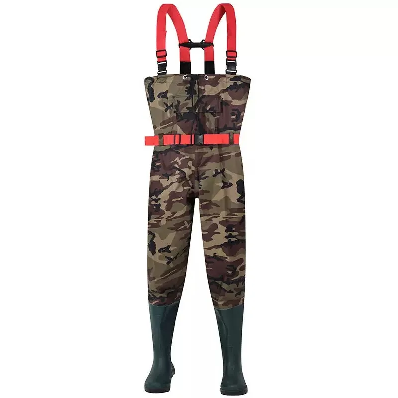 Nylon Fishing Waders Waterproof Lightweight Breathable Chest Waders for Adults