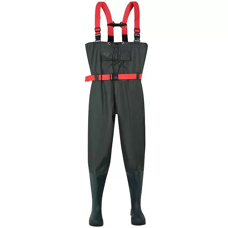 Nylon Fishing Waders Waterproof Lightweight Breathable Chest Waders for Adults