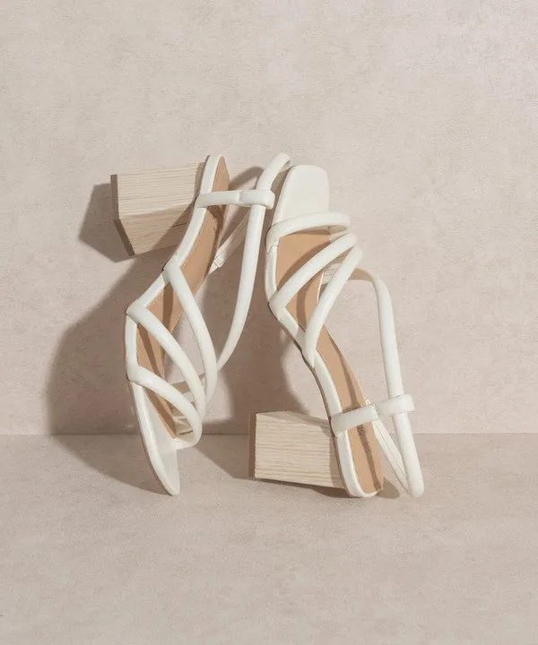 OASIS SOCIETY Ashley Wooden Heel Sandal