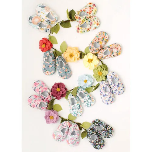 Organic Baby Moccasins - Berry Rose