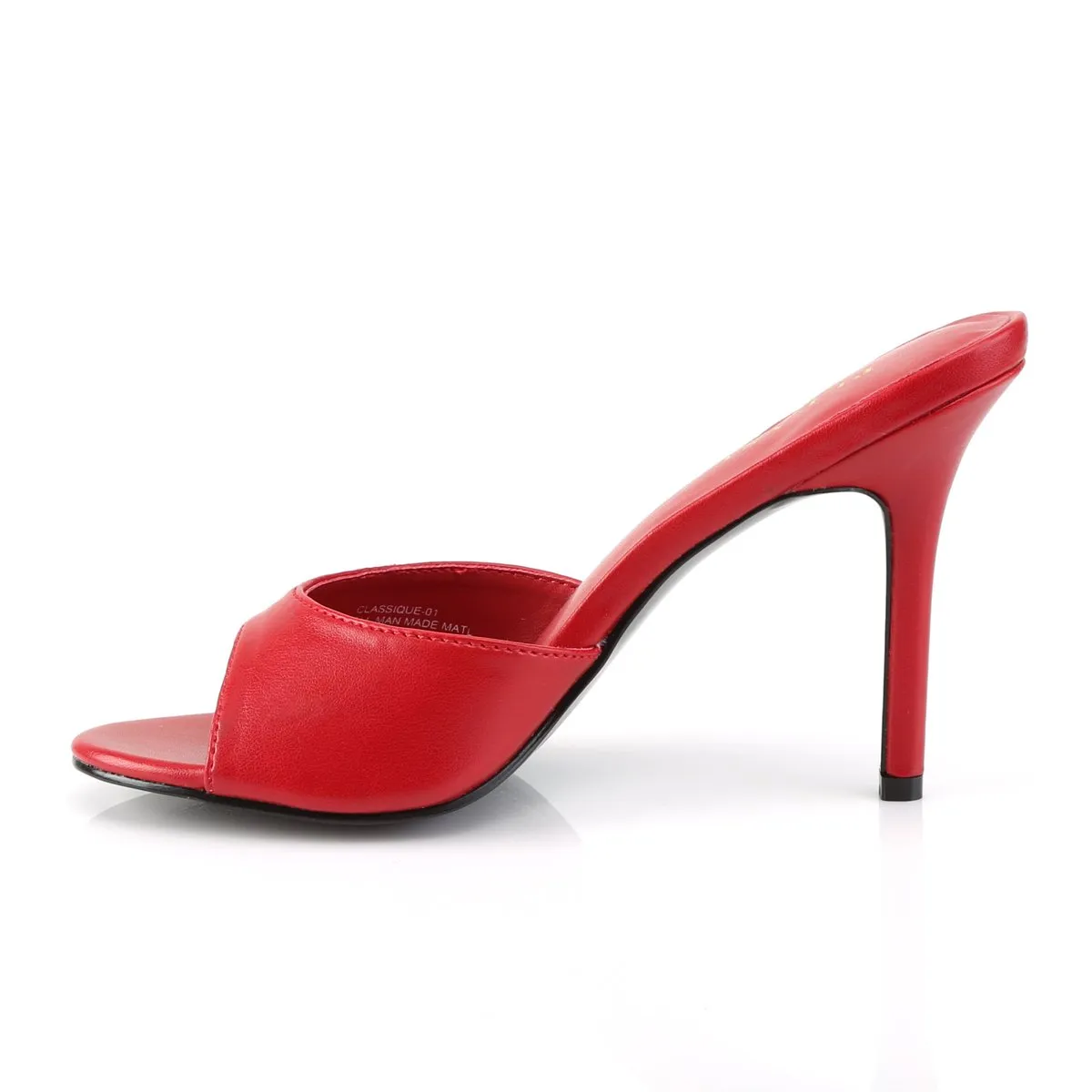 Pleaser Classique-01-Red-Size 7-Clearance