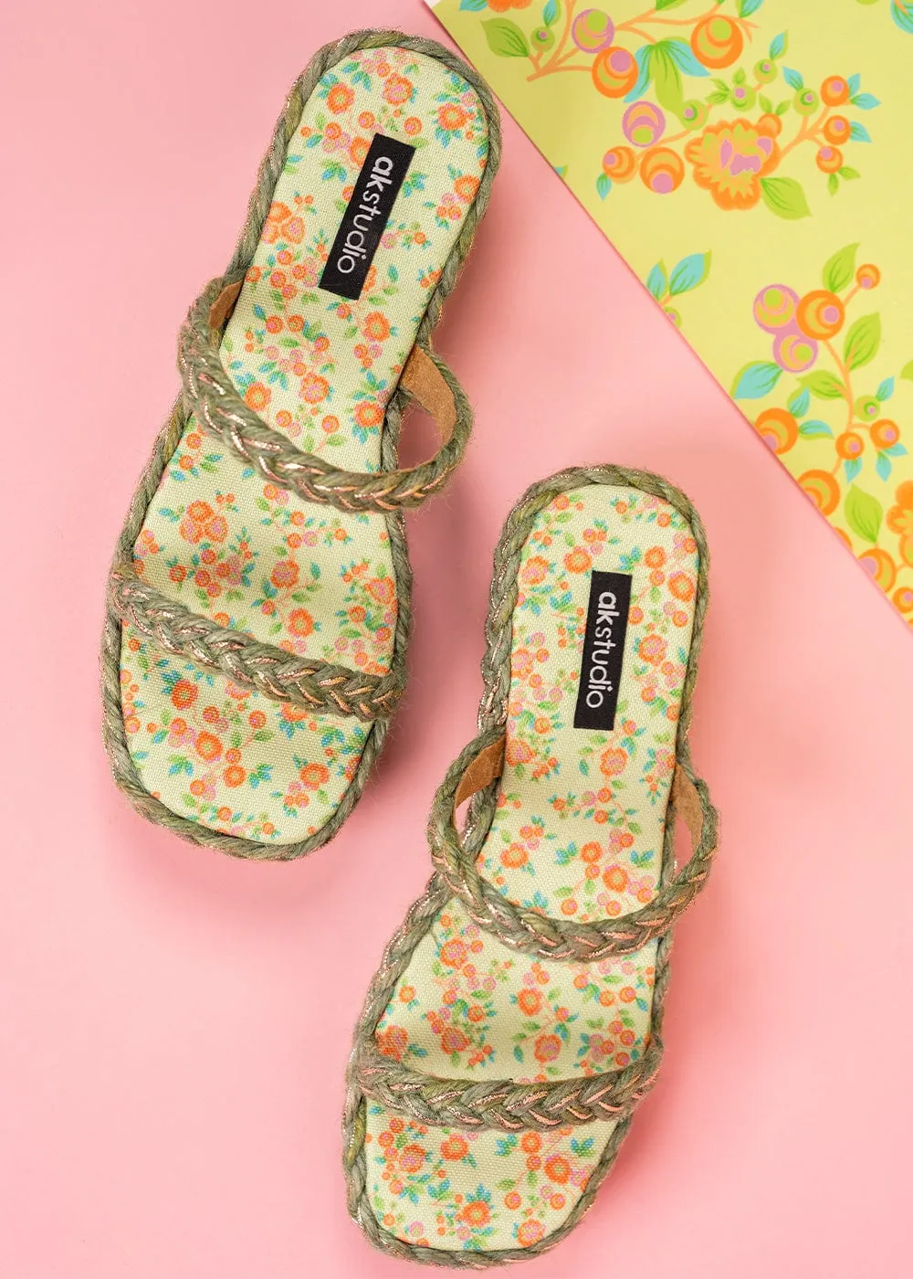 Printed Jute Flats