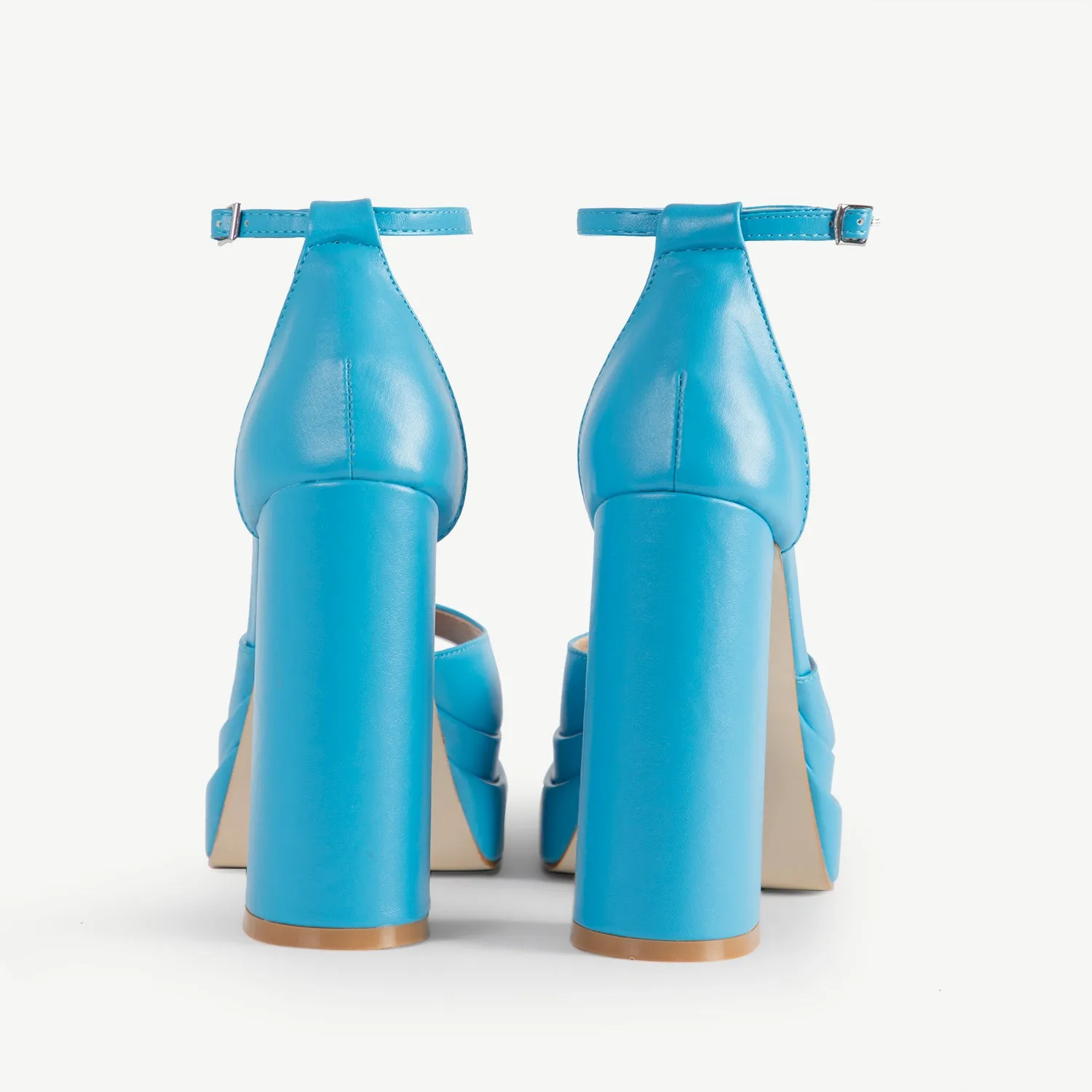 RAID Sheryl Platform Heel in Blue