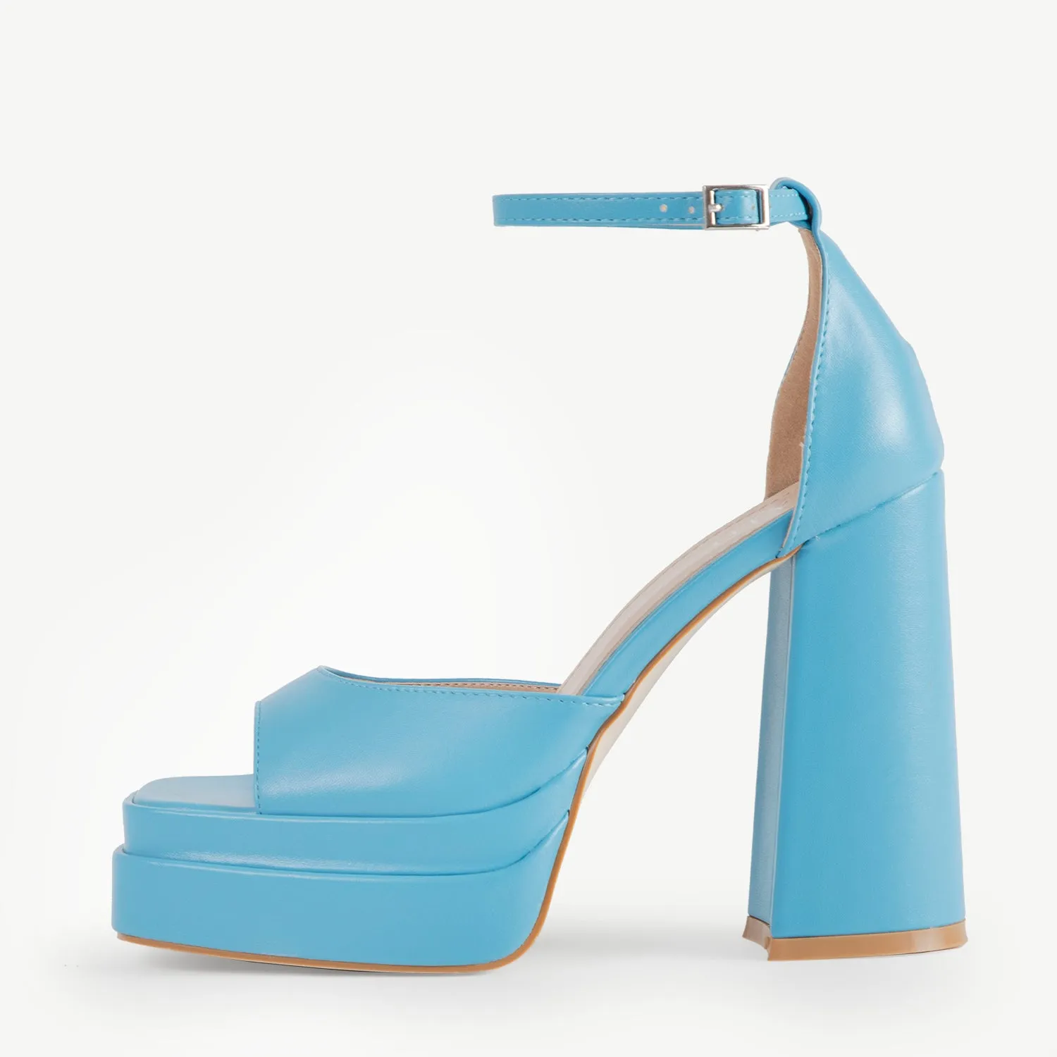 RAID Sheryl Platform Heel in Blue