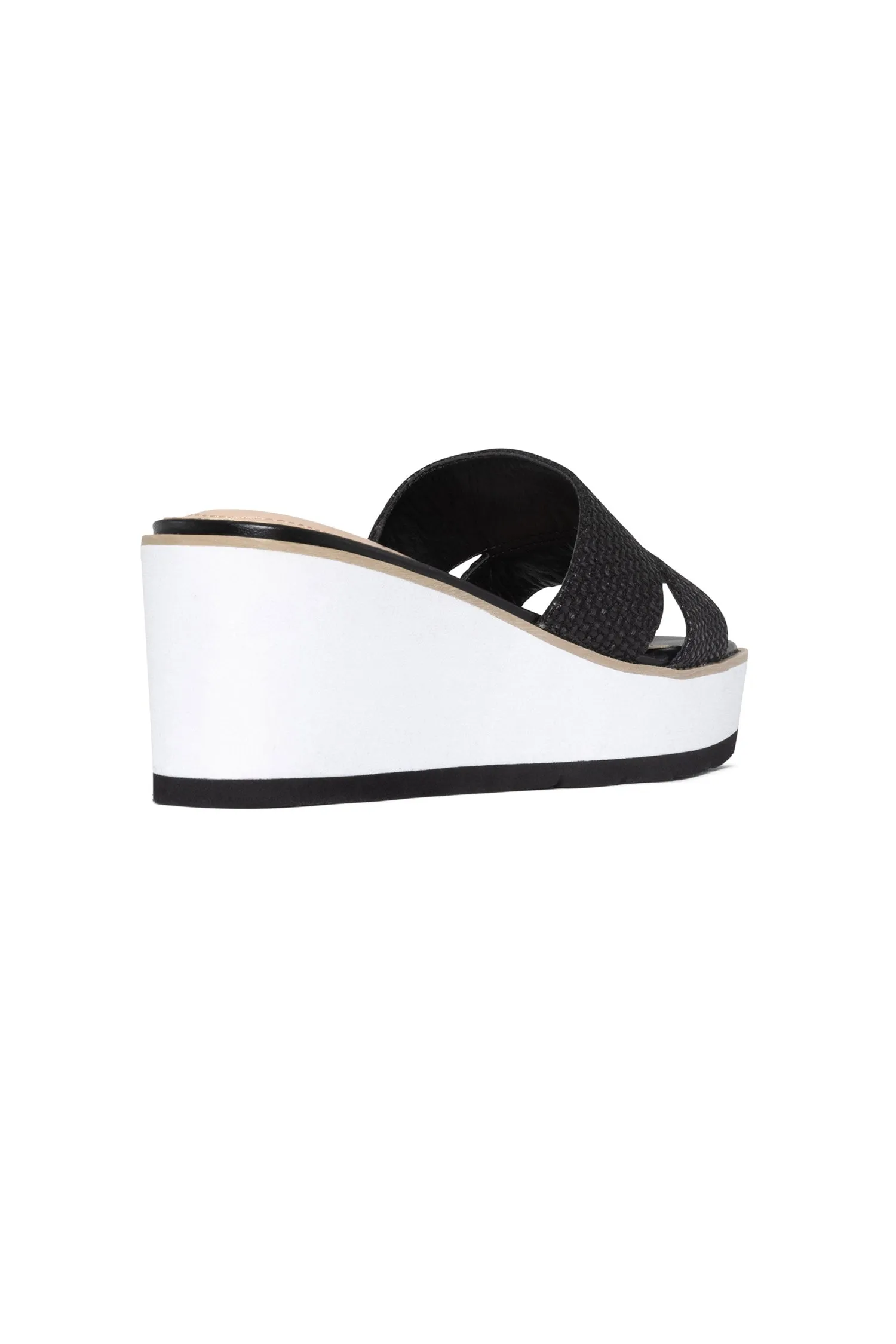 Raizy Wedge Sandals - Black