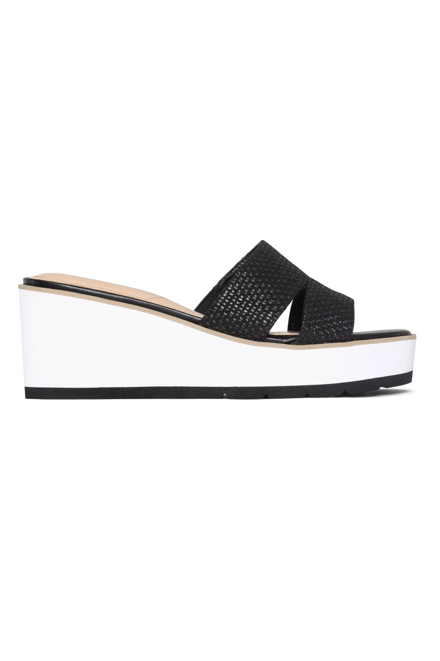 Raizy Wedge Sandals - Black