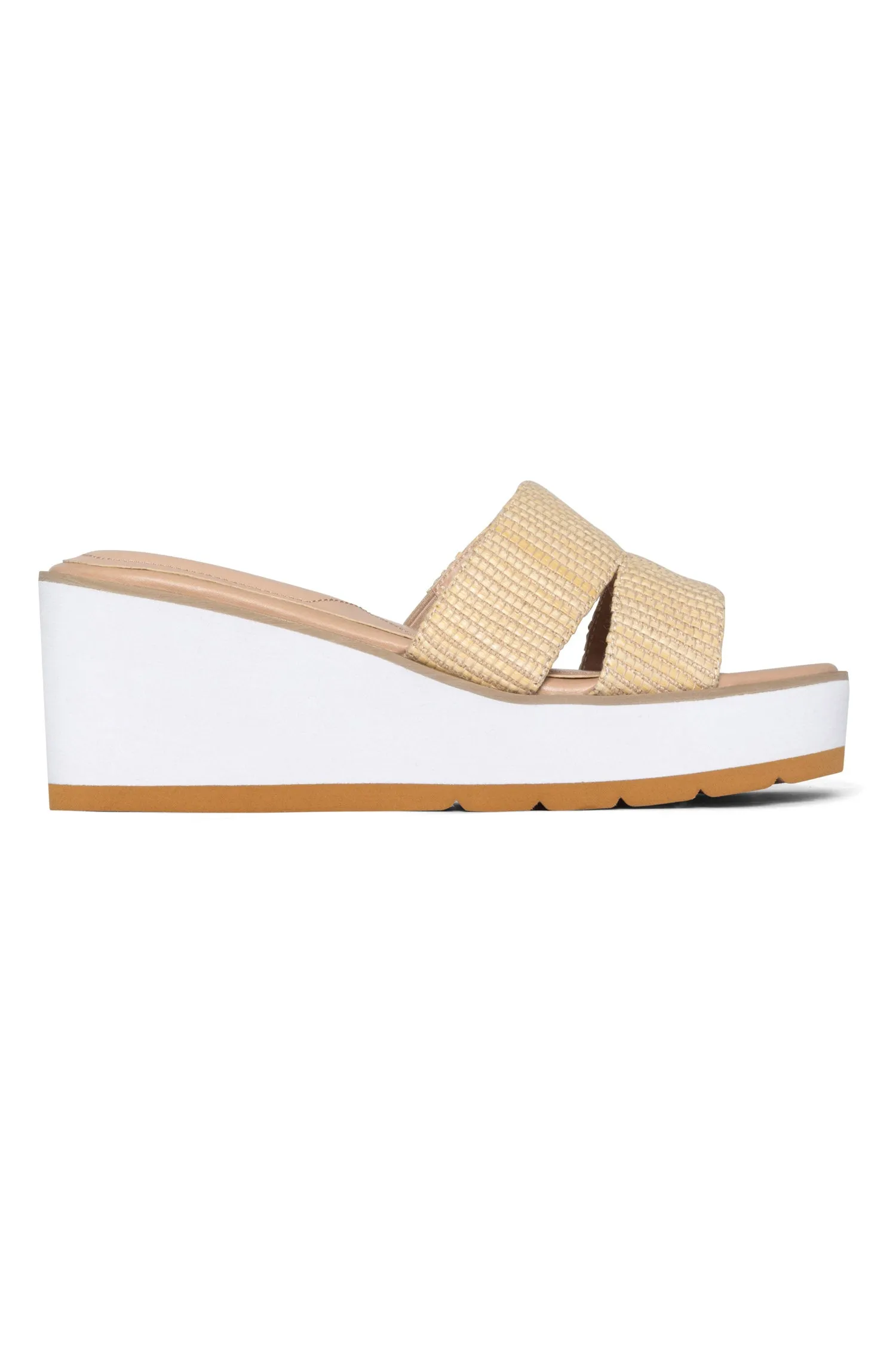 Raizy Wedge Sandals - Ecru