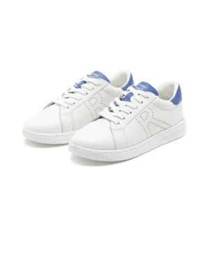 Rare Ones Kids Rock Blue Leather Lace-Up Sneaker