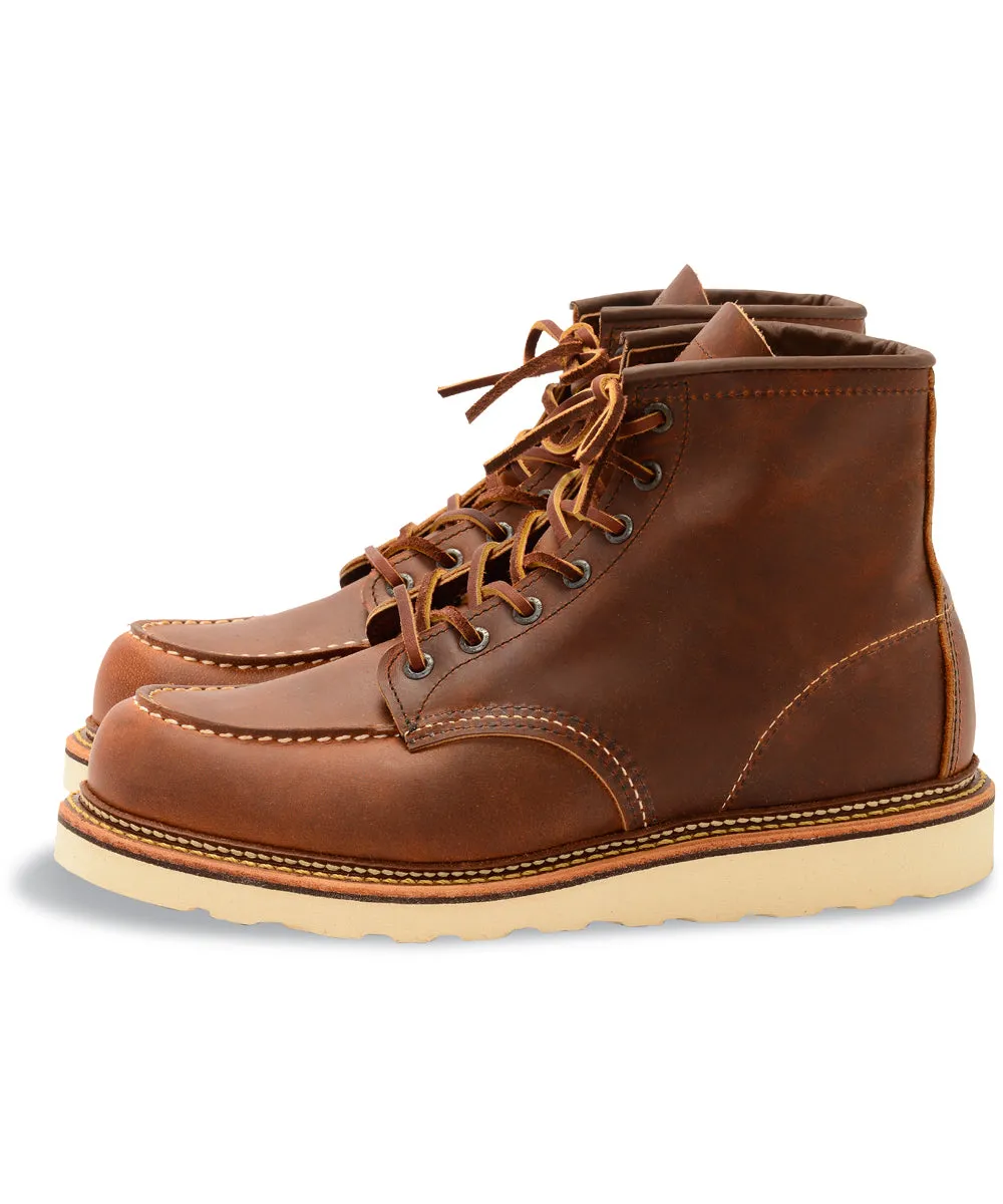 Red Wing Heritage 6-inch Classic Moc Toe Boots (1907) - Copper Rough & Tough