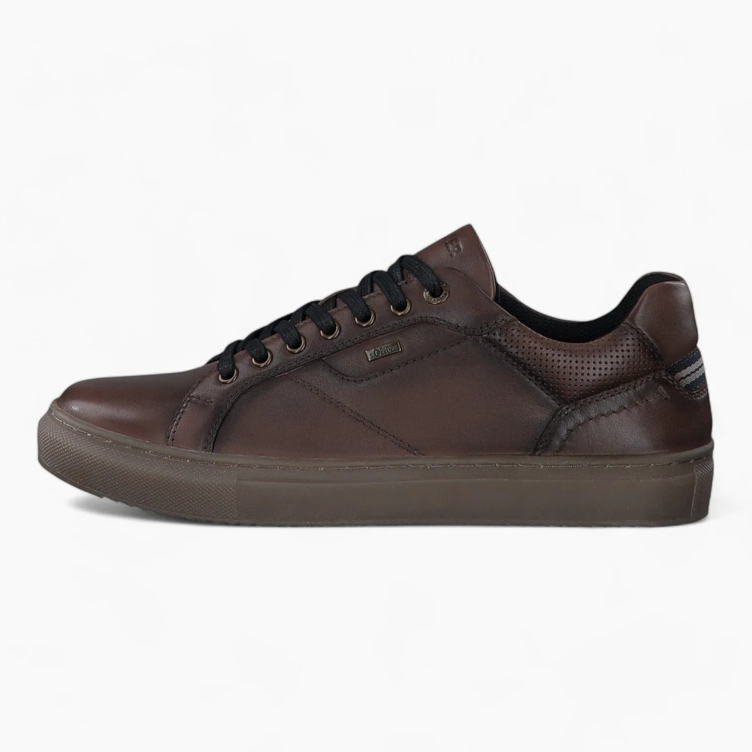 S.Oliver Men's Dark Brown Trainers