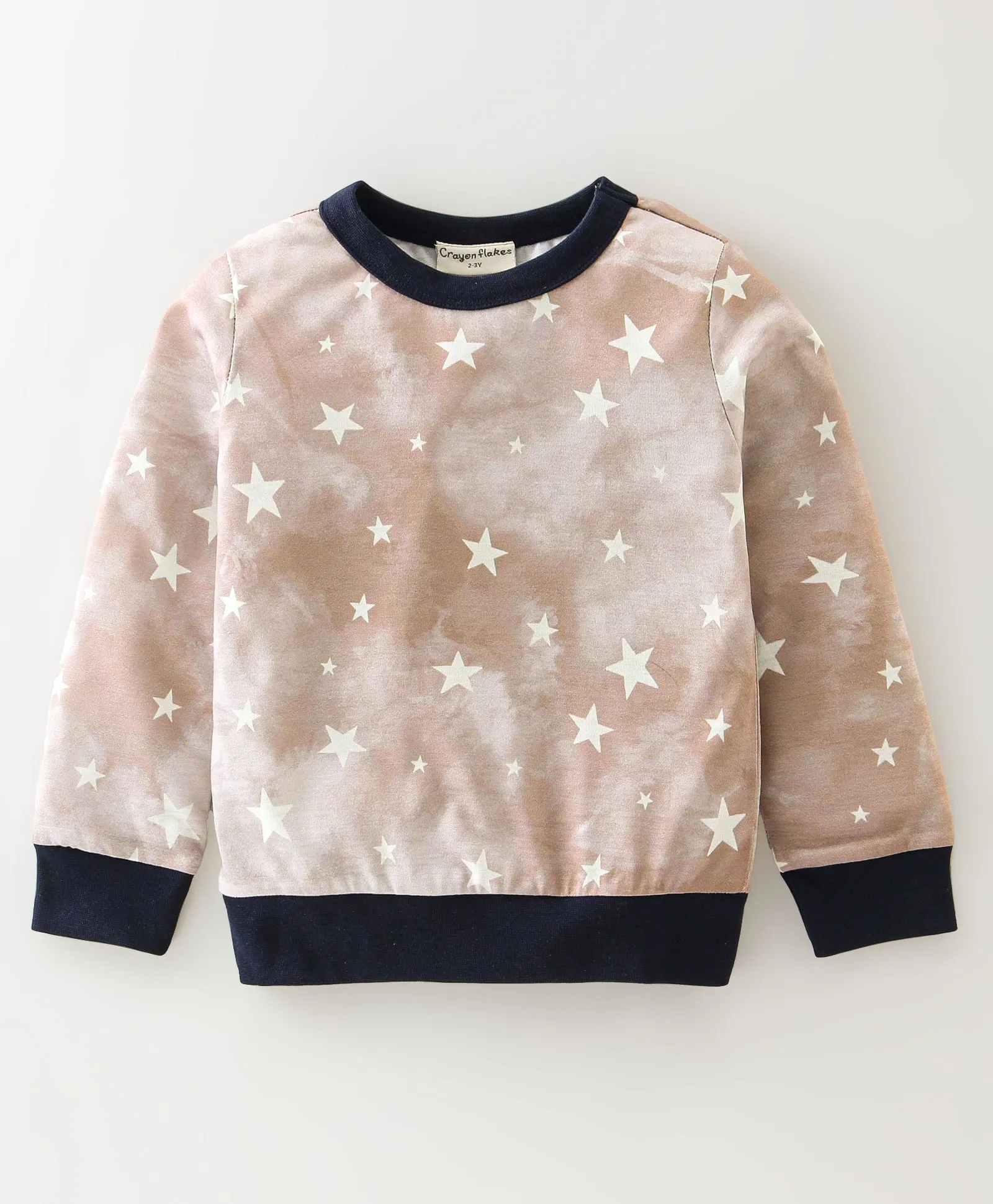 Star Printed Sweatshirt Jogger Set