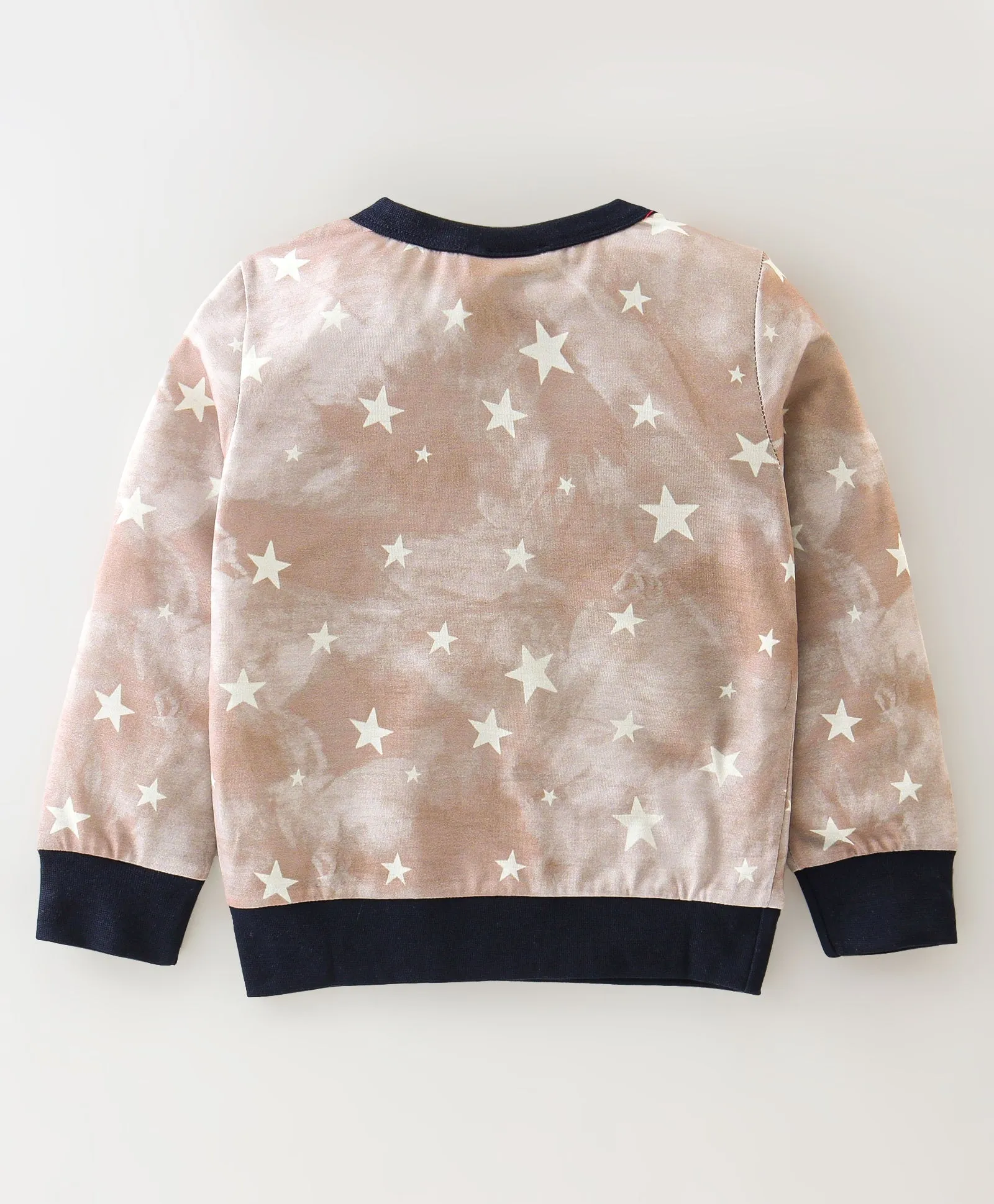 Star Printed Sweatshirt Jogger Set