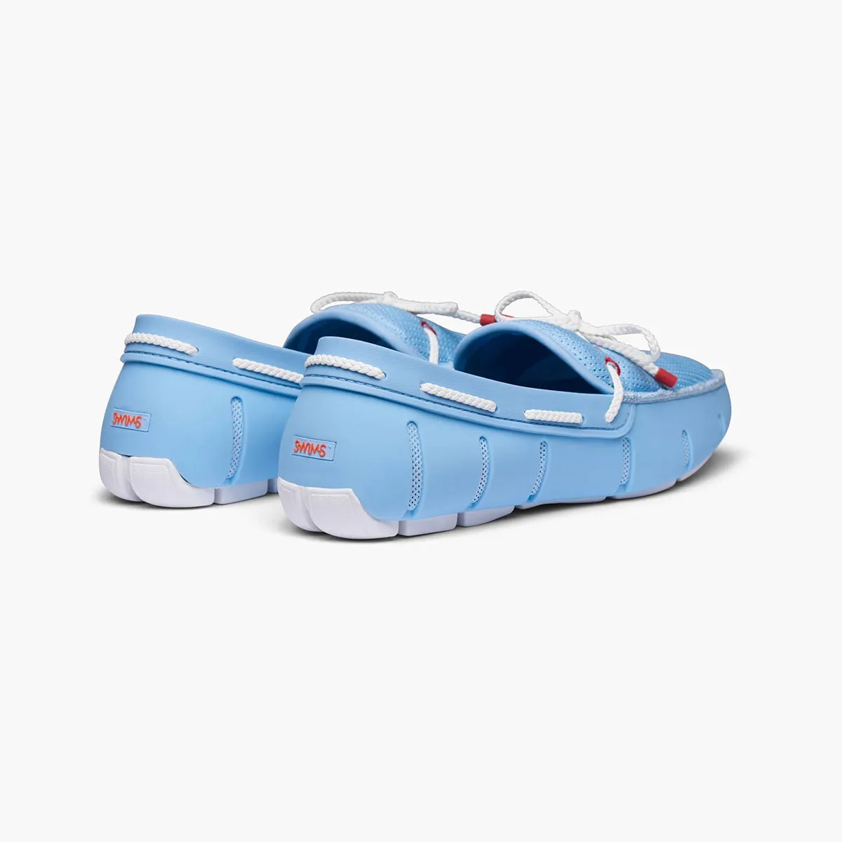 Swims - Braided Lace Loafers in Spray Blue