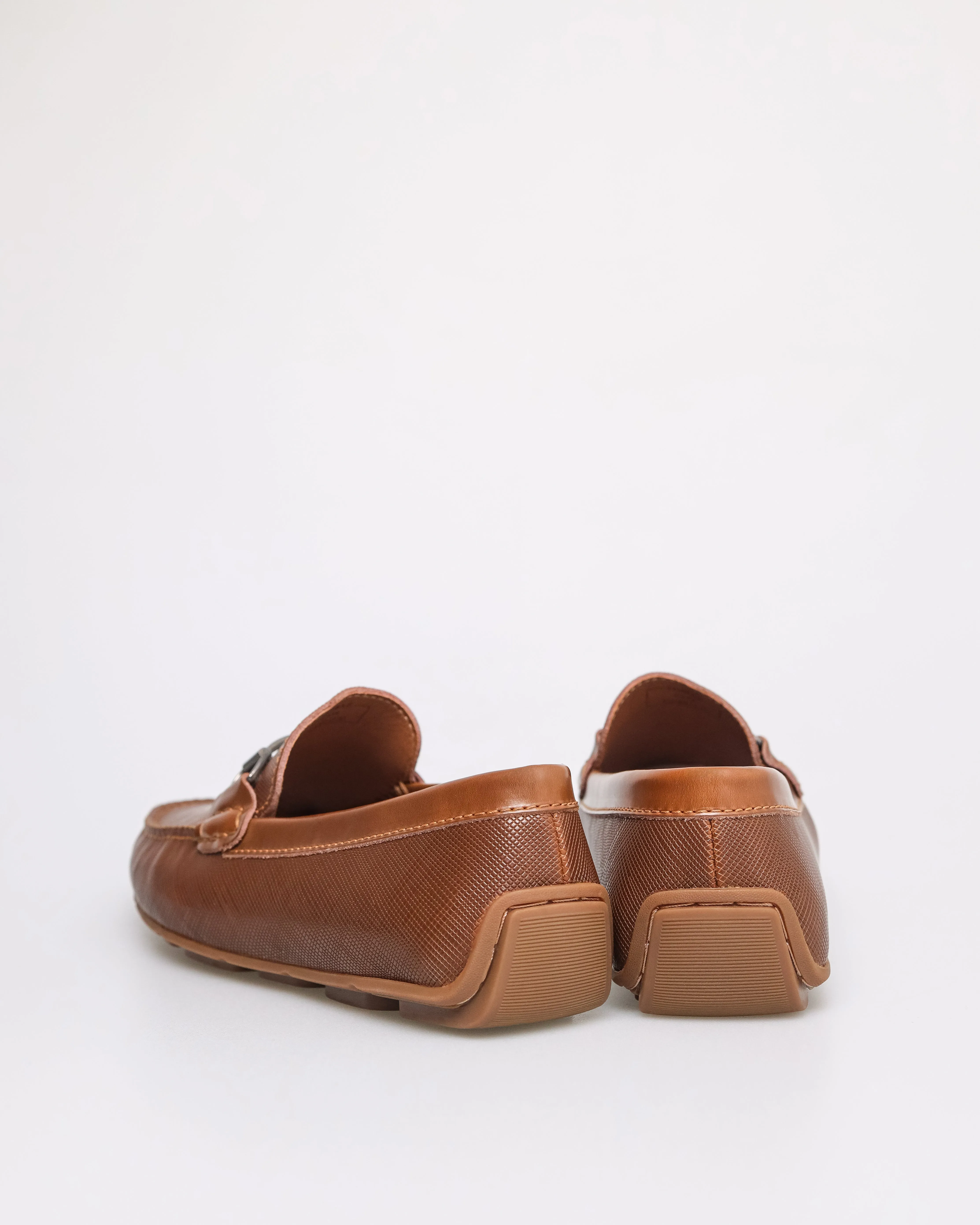 Tomaz C334 Men's Front Buckle Moccasins (Brown)