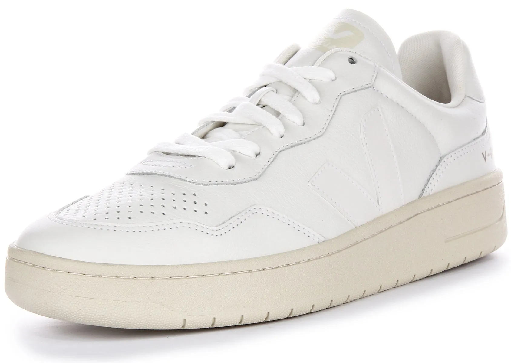 Veja V 90 Leather In Off White For Women