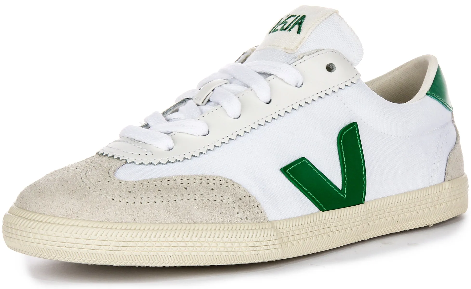 Veja Volley In White Green For Men