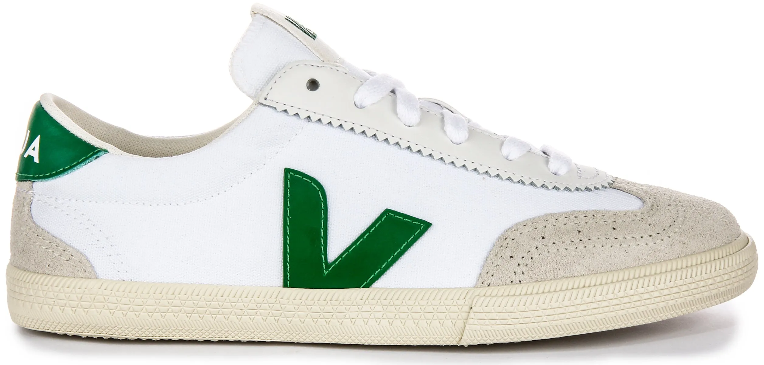 Veja Volley In White Green For Men