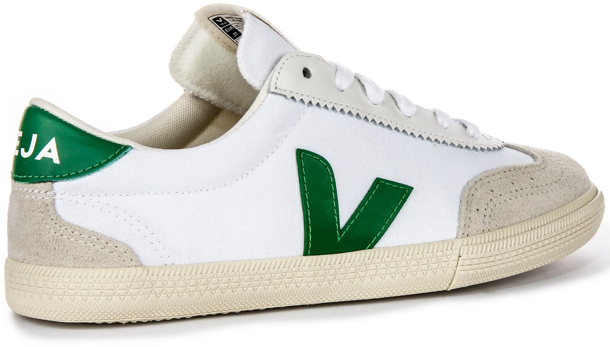 Veja Volley In White Green For Men