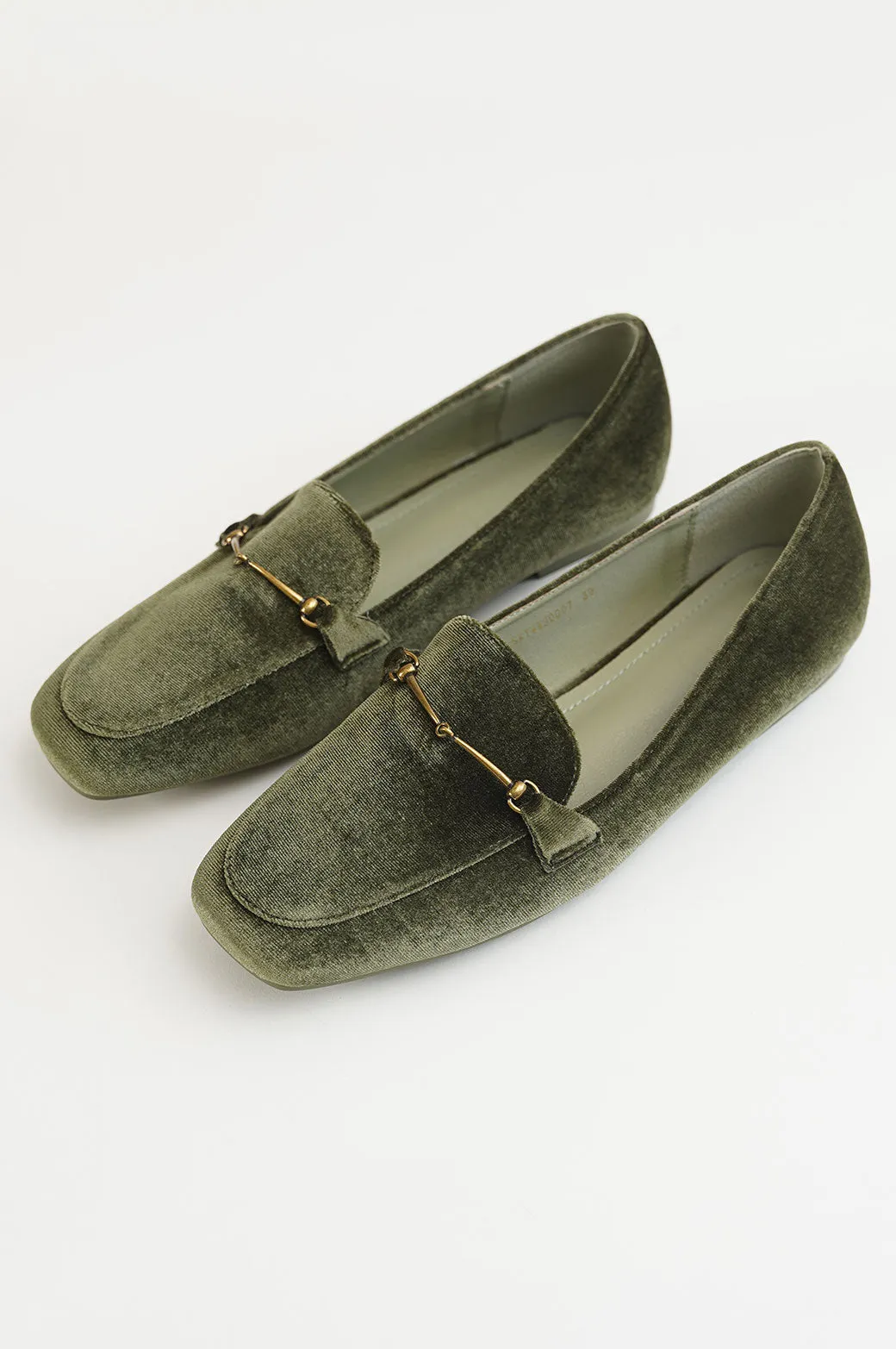 VELVET LOAFERS