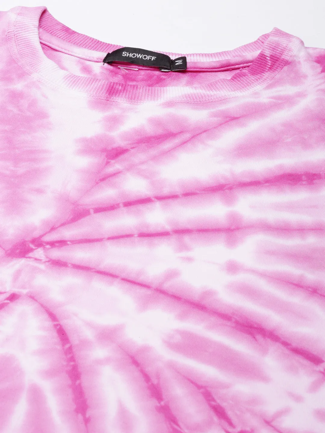 Women Pink Tie Dye Tracksuit