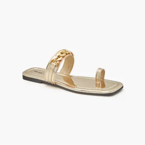 Women's Metallic Toe Ring